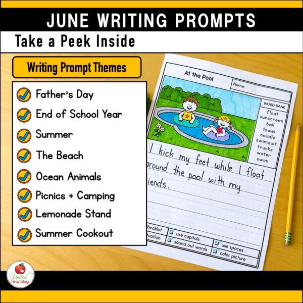 June Writing Prompts Packet - Image 4