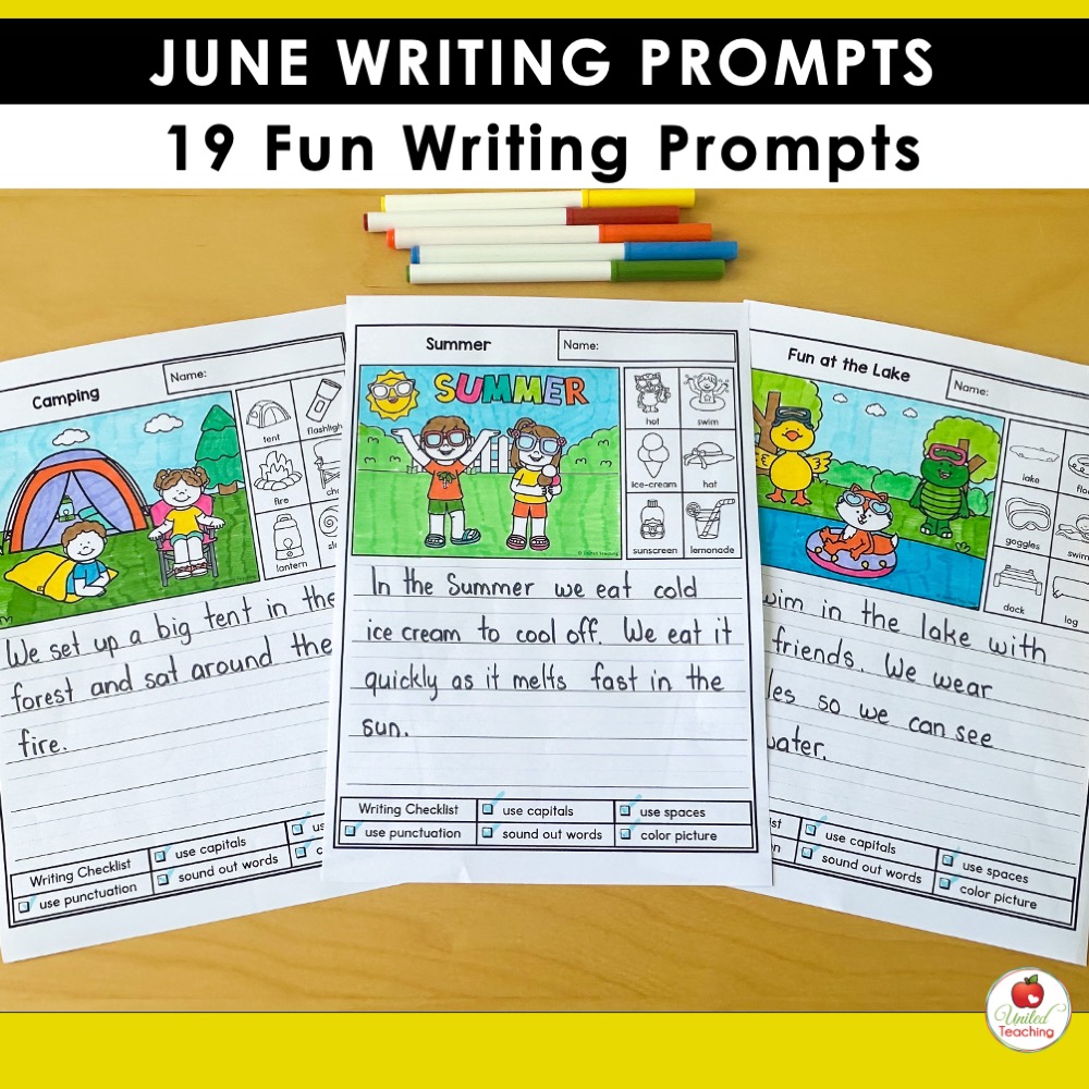 June Writing Prompts Packet - Image 5