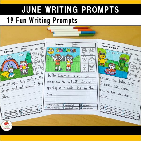 June Writing Prompts Packet - Image 5