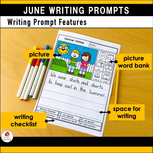 June Writing Prompts Packet - Image 6