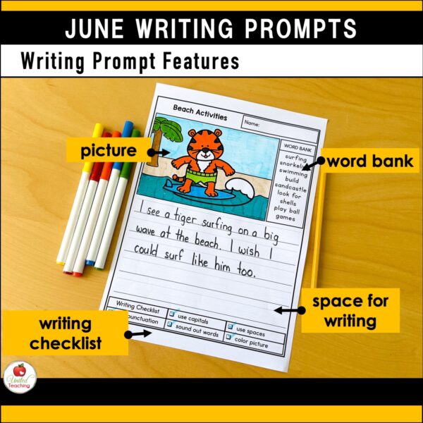June Writing Prompts Packet - Image 7