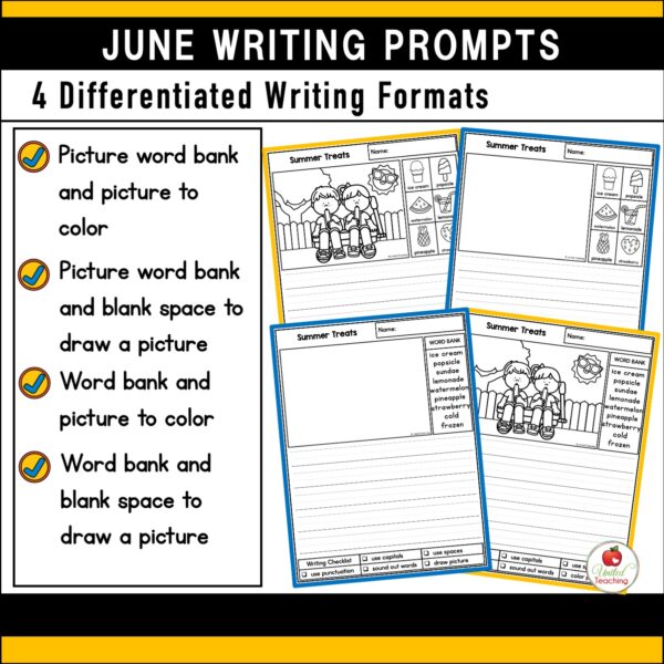June Writing Prompts Packet - Image 8