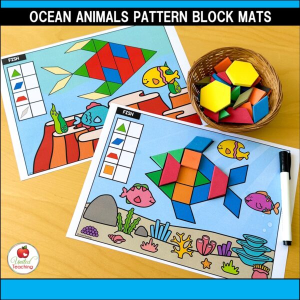 Ocean Animals Pattern Block Mats - Image 3
