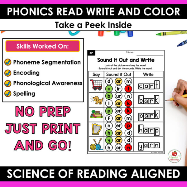 Phonics Sound It Out Worksheets Bundle - Image 4