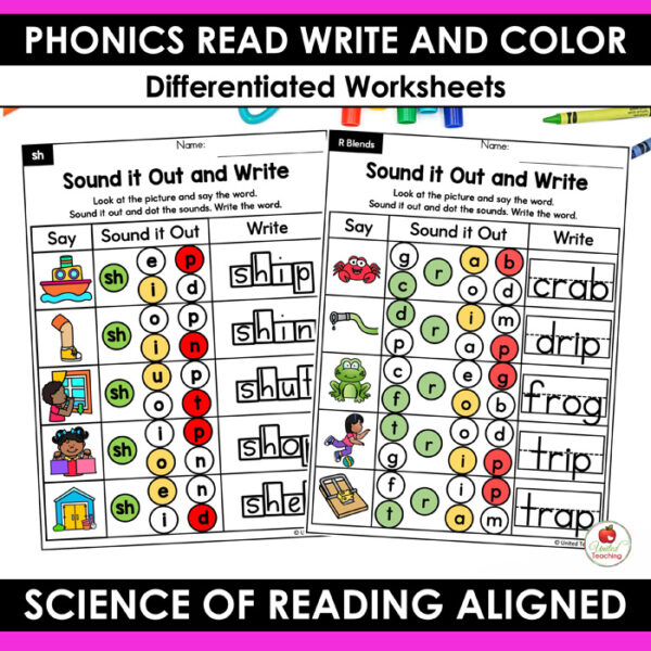 Phonics Sound It Out Worksheets Bundle - Image 5
