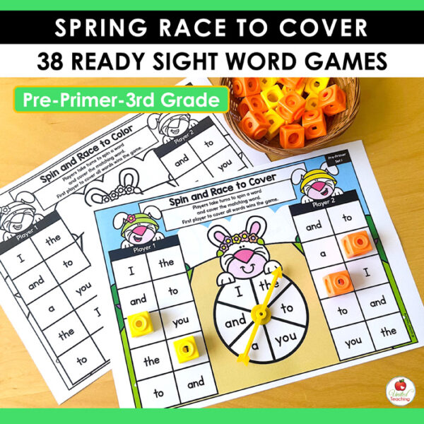 Spring Spin and Race to Cover Sight Word Games - Image 6