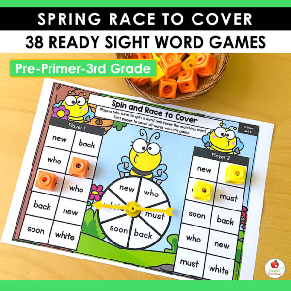 Spring Spin and Race to Cover Sight Word Games - Image 7