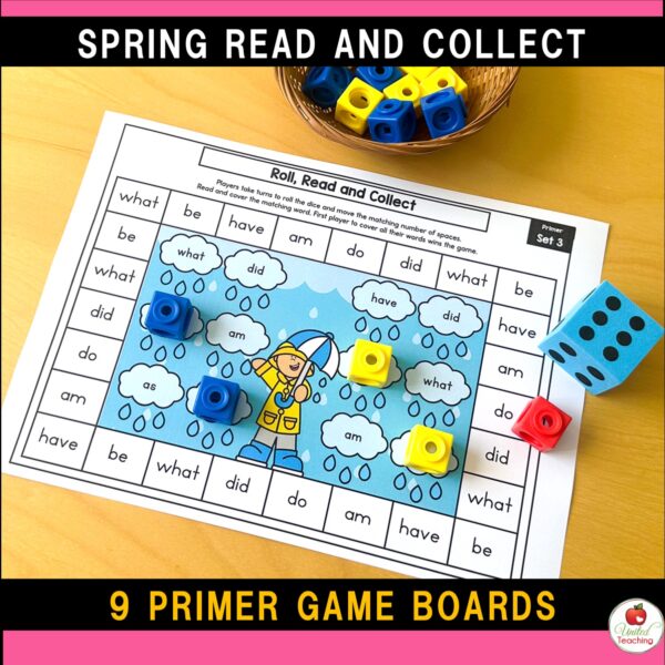 Spring Read and Collect Sight Word Games - Image 7