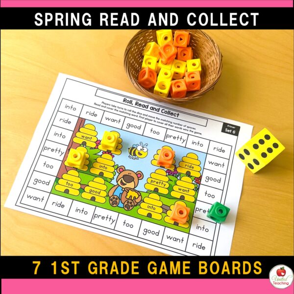 Spring Read and Collect Sight Word Games - Image 8