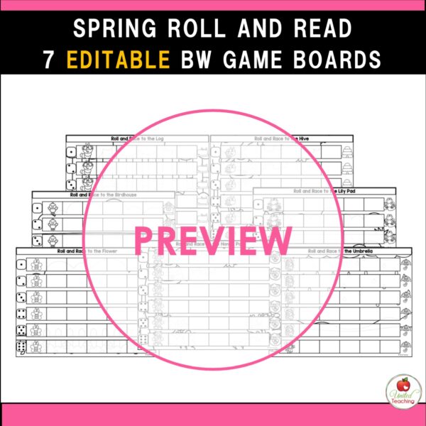 Spring Roll and Read Sight Word Games - Image 5