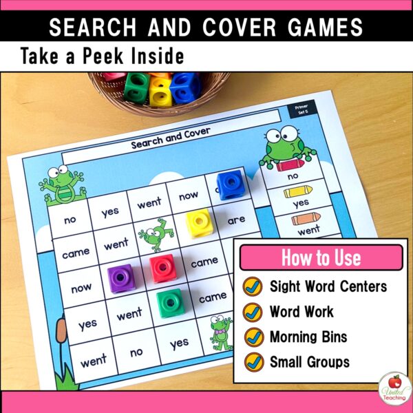 Spring Search and Cover Sight Word Games - Image 3