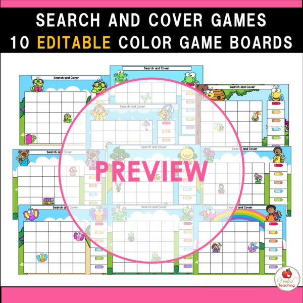 Spring Search and Cover Sight Word Games - Image 4