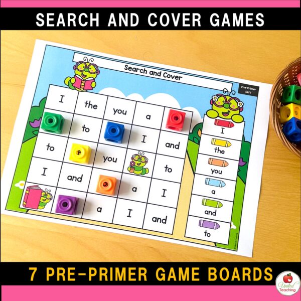 Spring Search and Cover Sight Word Games - Image 6