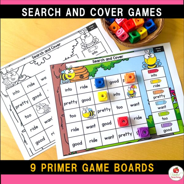 Spring Search and Cover Sight Word Games - Image 7