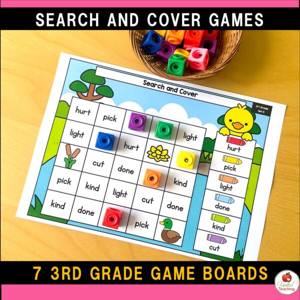 Spring Search and Cover Sight Word Games - Image 10