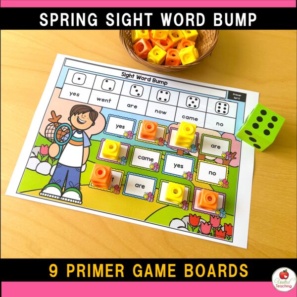 Spring Sight Word Bump Games - Image 7