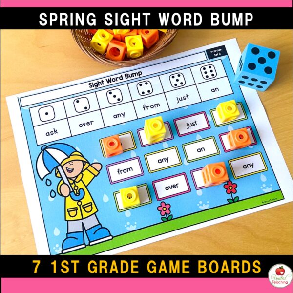 Spring Sight Word Bump Games - Image 8