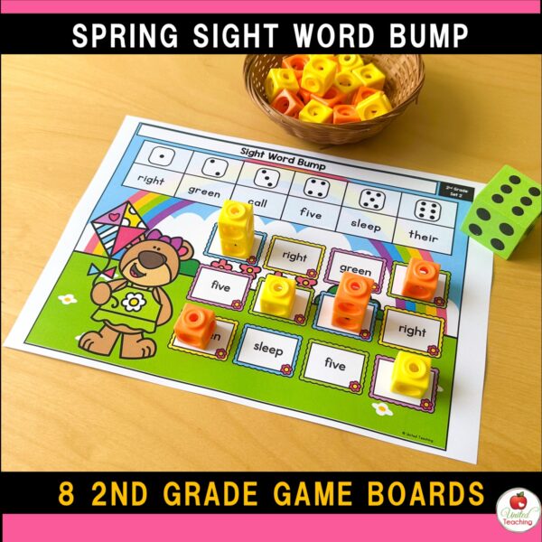 Spring Sight Word Bump Games - Image 9
