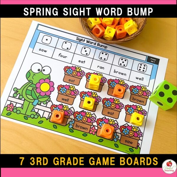 Spring Sight Word Bump Games - Image 10