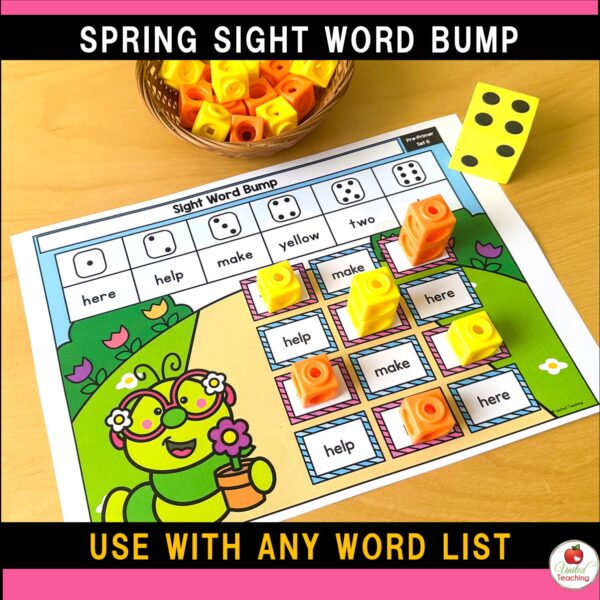 Spring Sight Word Bump Games - Image 11