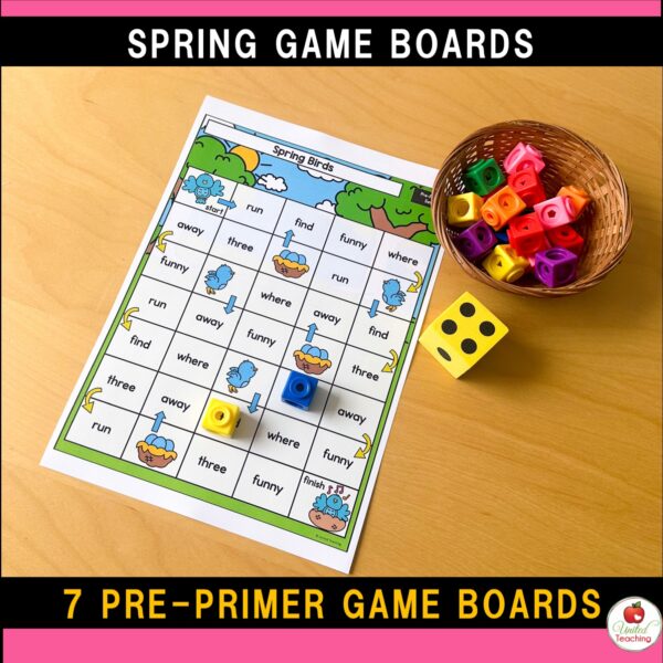Spring Sight Word Game Boards - Image 5