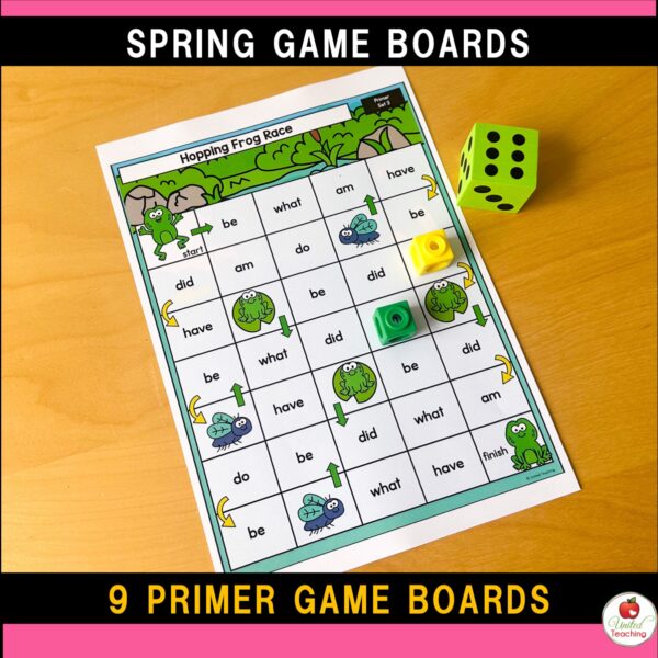 Spring Sight Word Game Boards - Image 6