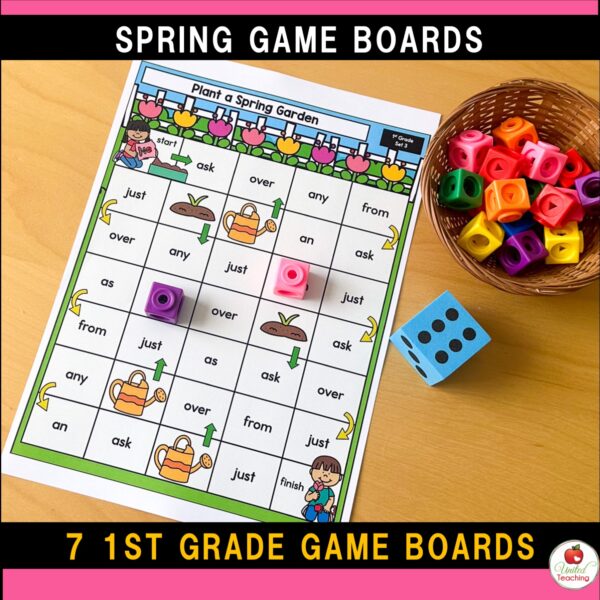 Spring Sight Word Game Boards - Image 7