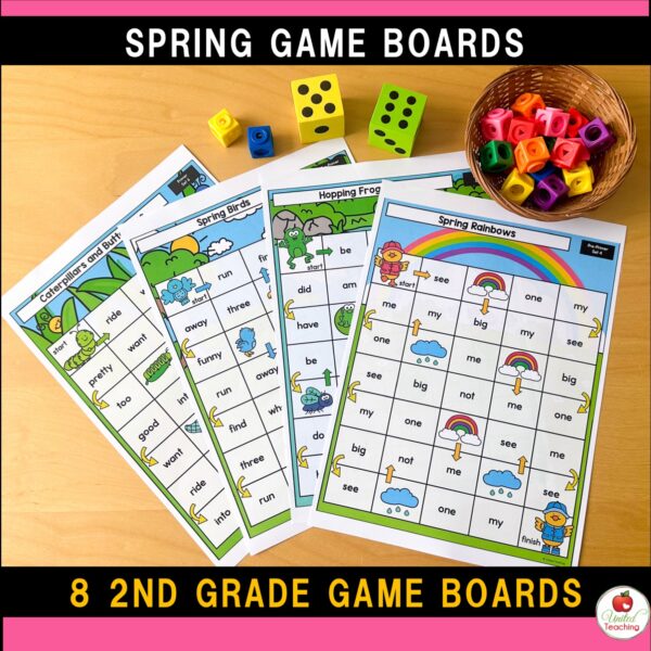 Spring Sight Word Game Boards - Image 8