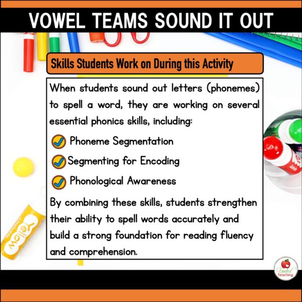 Vowel Teams Sound It Out Worksheets Packet - Image 4