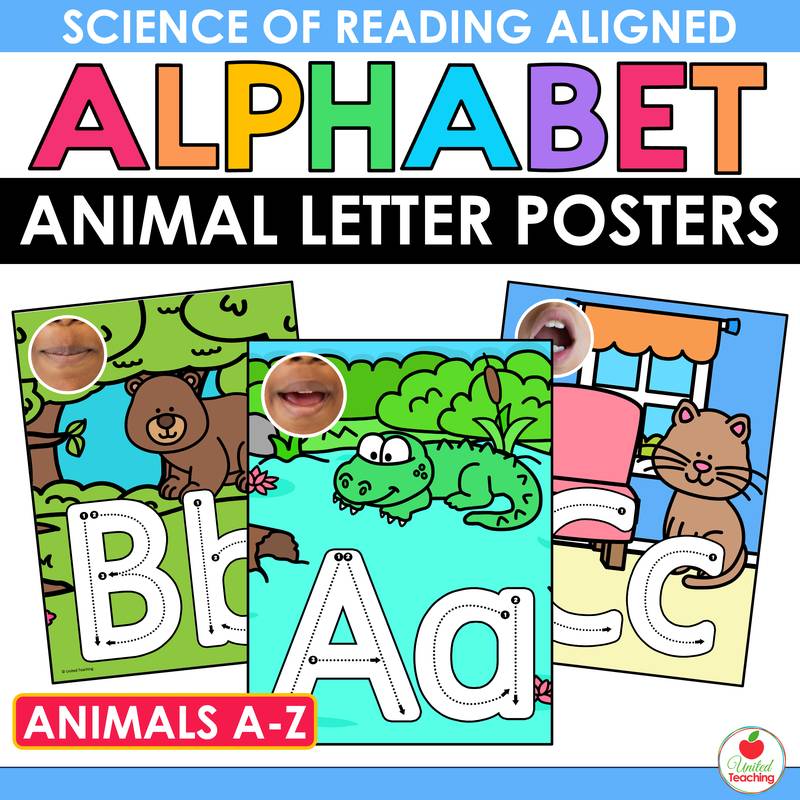 Alphabet Animal Letter Posters