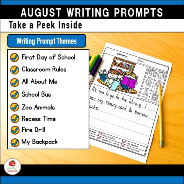 August Writing Prompts Packet - Image 4