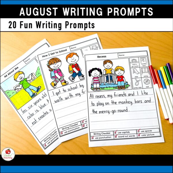 August Writing Prompts Packet - Image 5