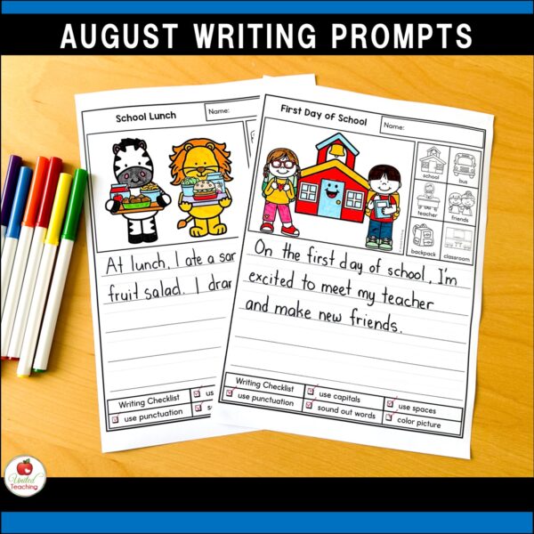 August Writing Prompts Packet - Image 9