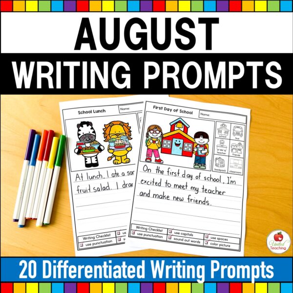August Writing Prompts for Back to School