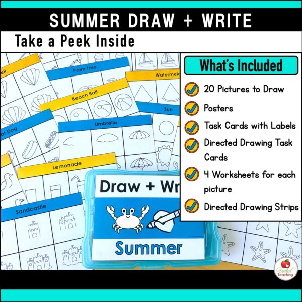Summer Draw and Write Packet - Image 2