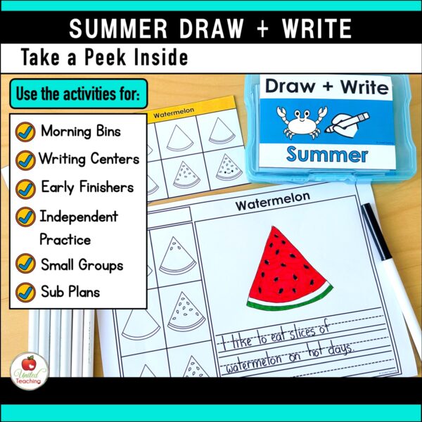 Summer Draw and Write Packet - Image 3