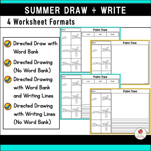 Summer Draw and Write Packet - Image 5