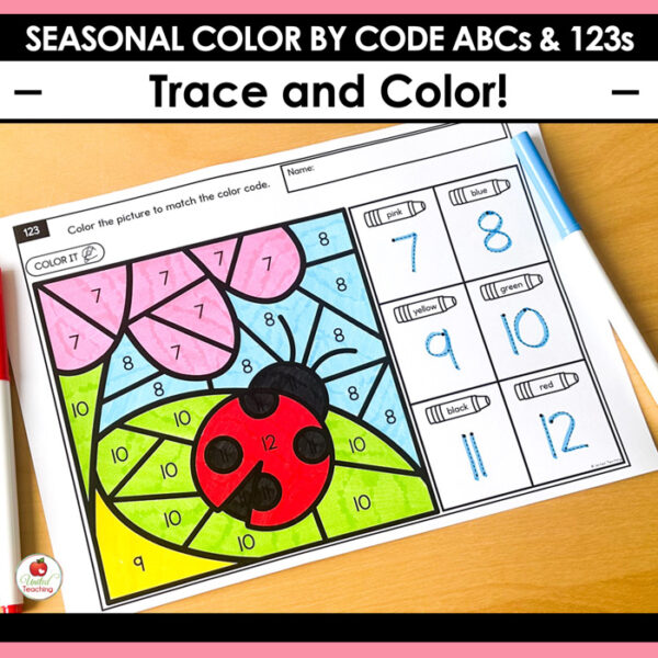 Color by Code: ABCs and 123s Seasonal Bundle - Image 7