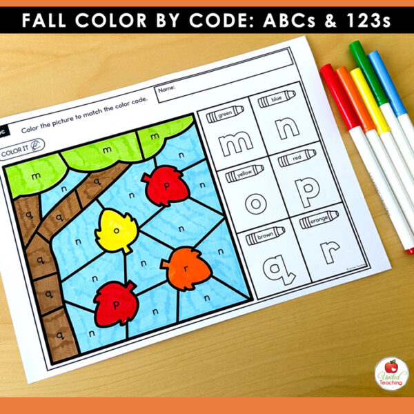 Fall Color by Code: ABCs and 123s - Image 5