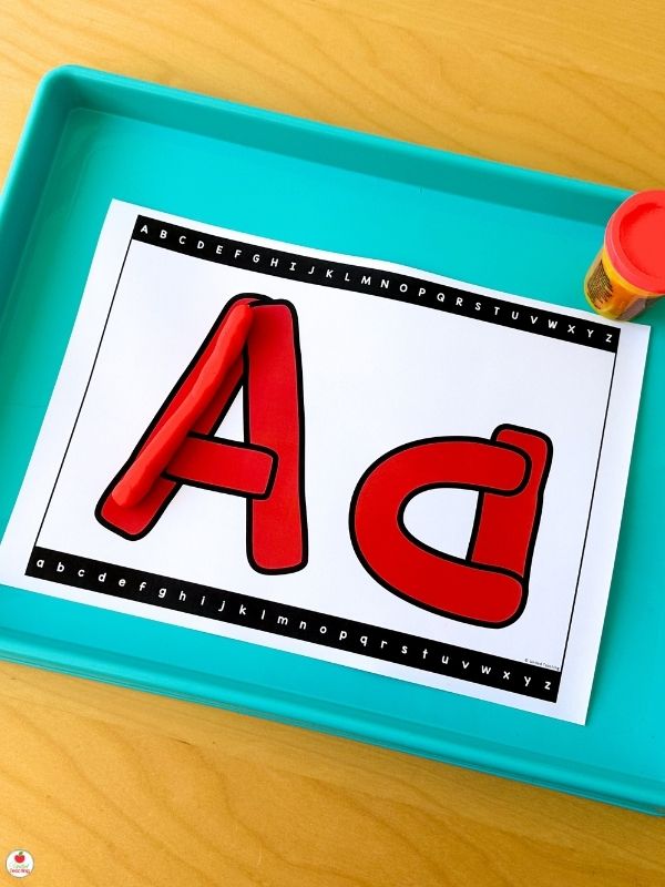 Alphabet Play Dough Mats