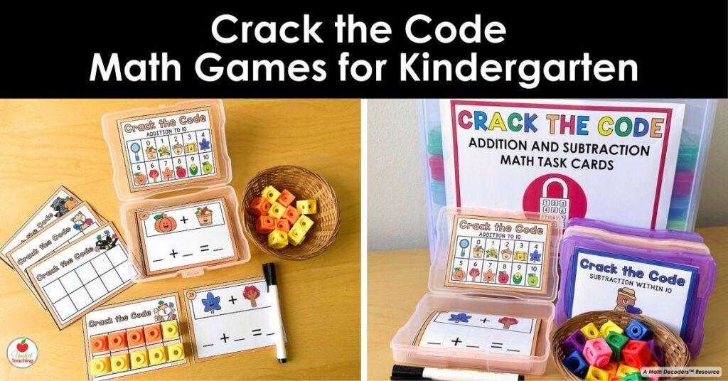 Math Decoders™ Crack the Code Math Games for Kindergarten