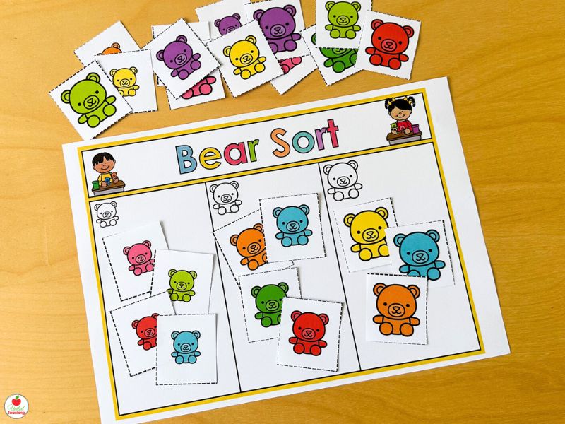 Bear Size Sorting Mat