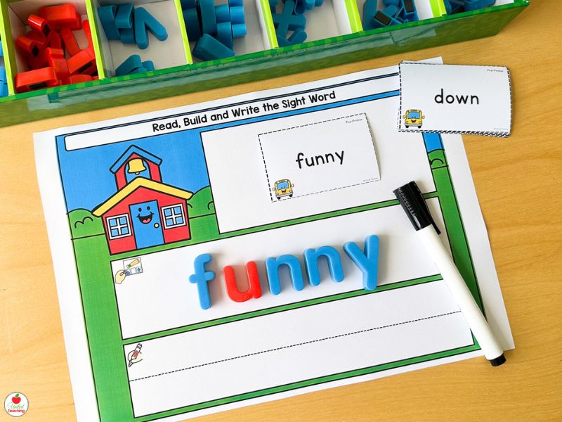 Read and Build the Sight Word Center