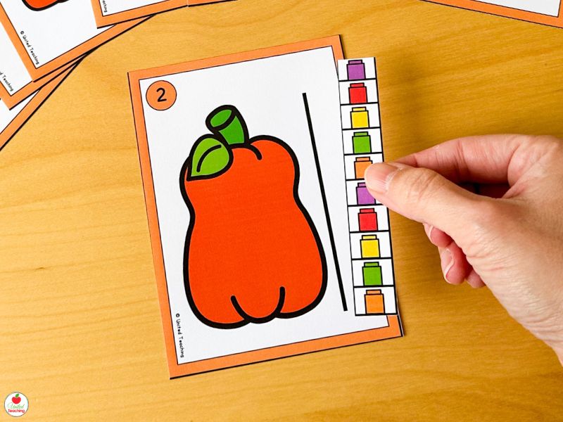Pumpkin Measurement Task Cards