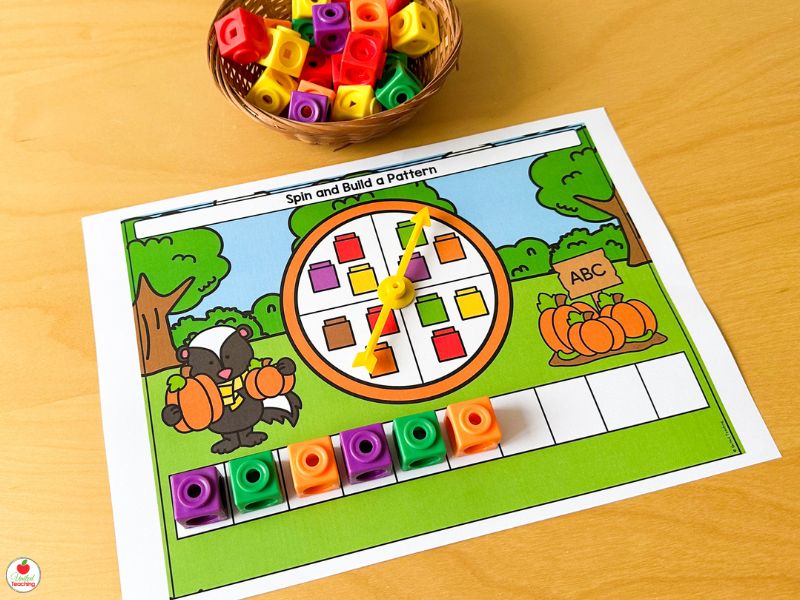 ABC Pattern Building Fall Math Center