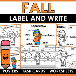 Fall Label and Write Activities Cover
