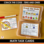 Math Decoders™ – Crack the Code Math Task Cards – Tens and Ones Fall ...