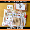 Math Decoders™ – Crack the Code Math Task Cards – Tens and Ones Fall ...