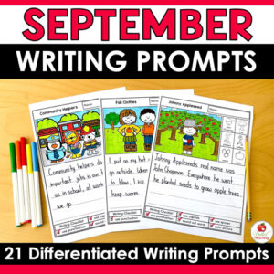 September Writing Prompt Packet Cover