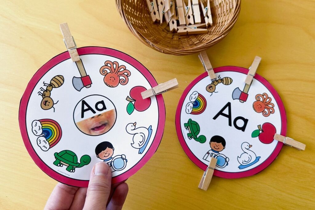 Science of Reading aligned Beginning Sound Clip Cards with mounth formation